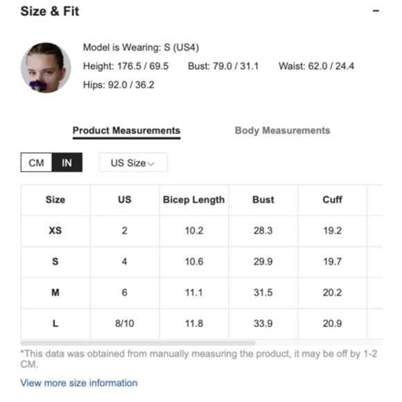 SHEIN Ivory Textured Mock Neck Keyhole Back Flounce Sleeve Crop Top - Picture 10 of 12